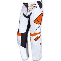 Kalhoty jezdecké dětské UFO ICONIC - bílo-oranžové - velikost 30